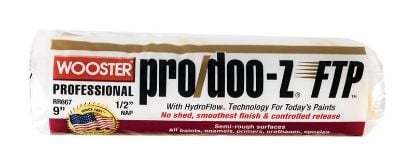 Picture of Wooster 9" Pro/Doo-Z Ftp 1/2" Nap Roller Cover Part# - 0Rr6670090