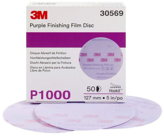 Picture of 3M™ Hookit Finish Film Abr Dsc 260L 30569 5 In P1000 Part# - 7100122804