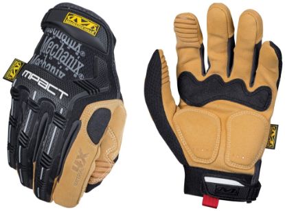 Picture of Mechanix Wear® Material4X M-Pact Gloves(Md Brown/Black) Part# - Mp4X-75-009