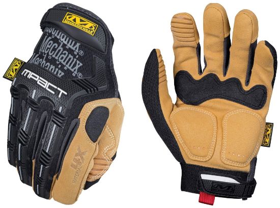 Picture of Mechanix Wear® Material4X M-Pact Gloves(Md Brown/Black) Part# - Mp4X-75-009