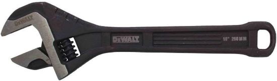 Picture of Dewalt® 10" All Steel Adjustablewrench Part# - Dwht80268