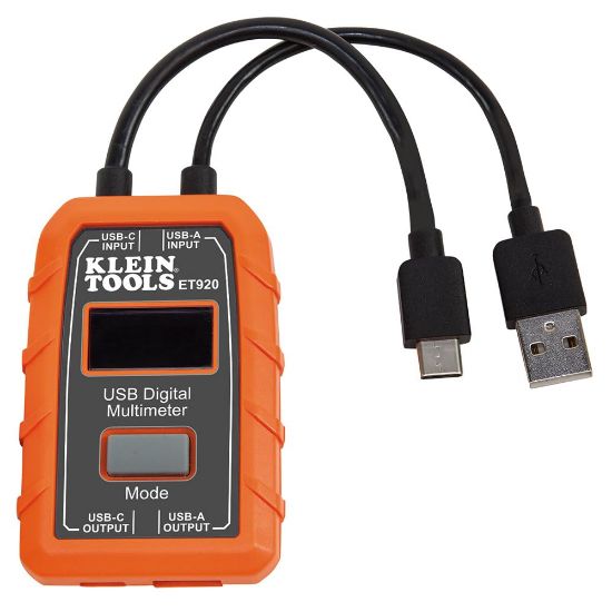 Picture of Klein Tools Usb Digital Meter  Usb-Aand Usb-C Part# - Et920