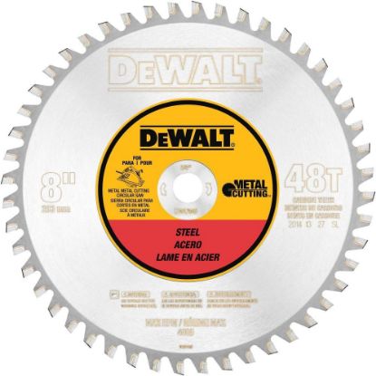 Picture of Dewalt® 8In 48T Ferr Mtl Cutting5/8In Arbor Part# - Dwa7840