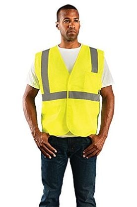 Picture of Occunomix Class 2 Mesh Vest  2" Tape  H/L Close  Sm  Yel Part# - Eco-Im-Ys