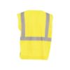 Picture of Occunomix Class 2 Mesh Vest  2" Tape  Zip Close  Sm  Yel Part# - Eco-Imz-Ys