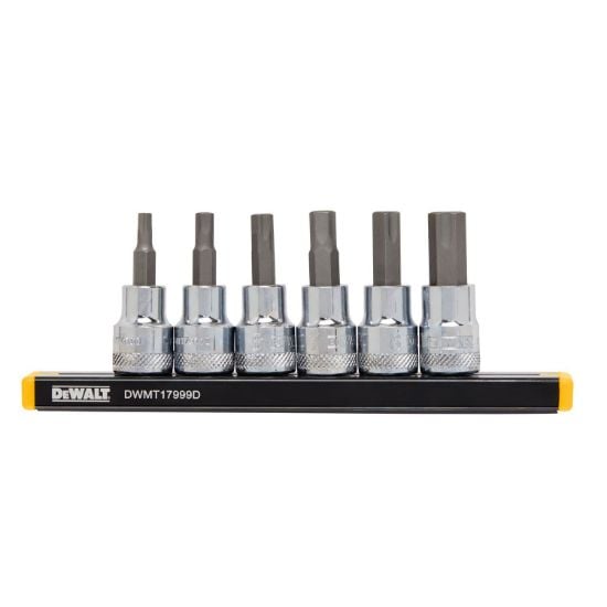 Picture of Dewalt® Dewalt 6 Pc 3/8 Dr Mm Hex Skt Set Part# - Dwmt17001