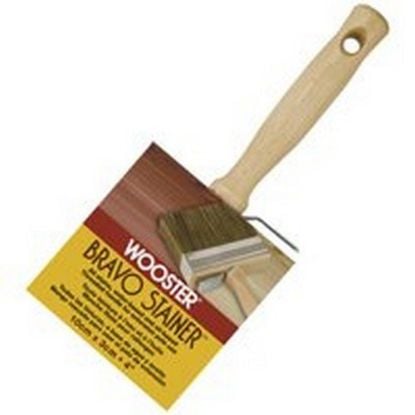 Picture of Wooster 4" Bravo Stainer Bristle/Poly Part# - 0F51190040