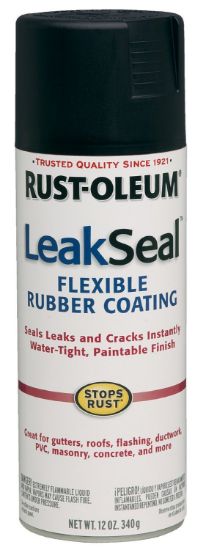 Picture of Rust-Oleum® Leakseal Spray  Black  12 Oz. Part# - 265494