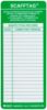 Picture of Brady® Scafftag Std Inserts 3 1/4X7 5/8 Green Part# - 104113