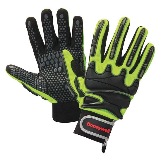 Picture of Honeywell Hi Viz Impact Resist Silicone Super-Grip Glovexl Part# - Mpct1000/10Xl