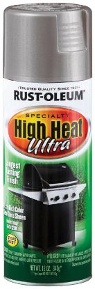 Picture of Rust-Oleum® Specialty High Heat Semi-Gloss Silver 12 Oz. Part# - 270201