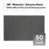 Picture of 3M™ 3M Wetordry Sheet 401Q 5-1/2"X9" 1500A Wt Pk/50 Part# - 7000028329