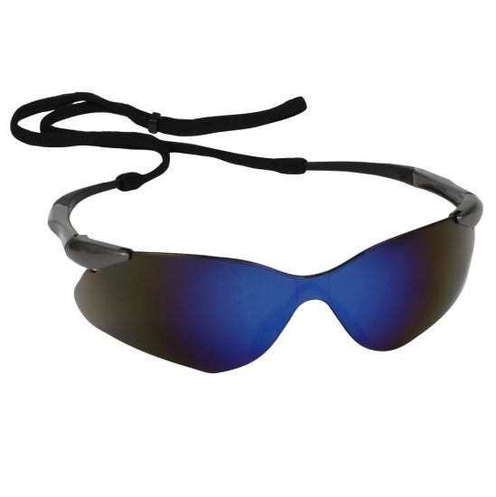 Picture of Kleenguard™ Nemesis Vl Safety Glasses Gunmetal Frame Blue Mi Part# - 20471