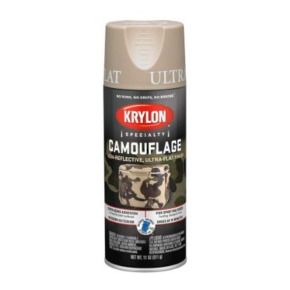 Picture of Krylon® Industrial Camouflage Paint  Ultraflat  Sand  11 Oz. Part# - K04295777