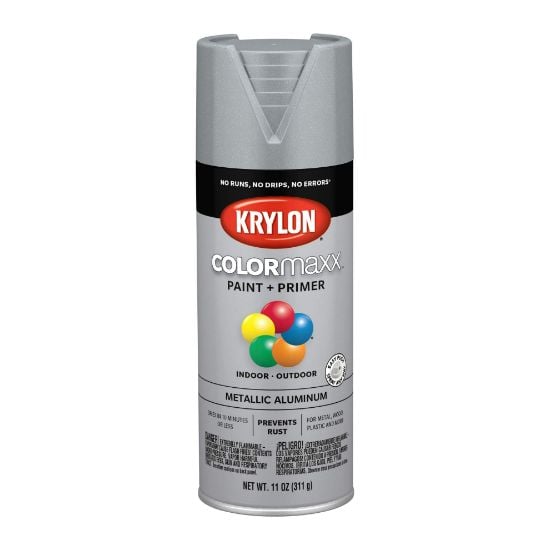 Picture of Krylon® Industrial Colormaxx Metallic Paint Higloss Aluminum 11Oz Part# - K05587007