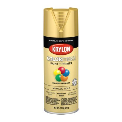 Picture of Krylon® Industrial Colormaxx Metallic Paint  Gold  11 Oz. Part# - K05588007