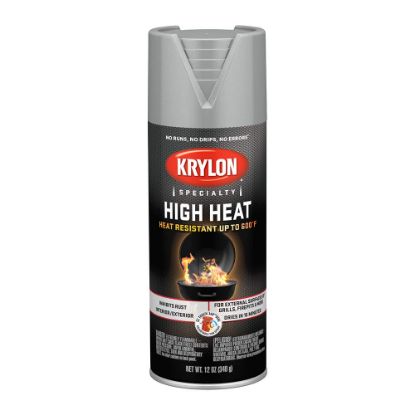 Picture of Krylon® Industrial Specialty High Heat Spray Paint  Aluminum  12 Oz Part# - K01407777