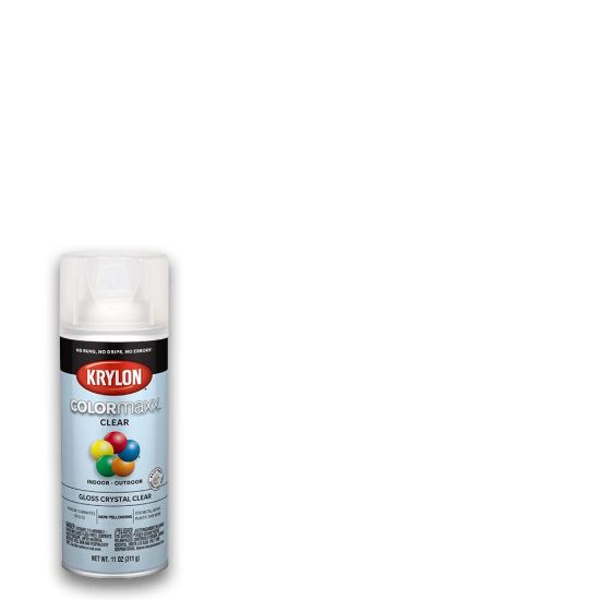 Picture of Krylon Industrial Colormaxx Acrylic  Gloss  Crystal Clear  11 Oz Part# - K05515007