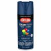 Picture of Krylon Industrial Colormaxx Paint + Primer  Gloss  Navy Blue  12Oz Part# - K05529007