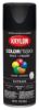 Picture of Krylon Industrial Colormaxx Paint + Primer  Flat  Black  12 Oz. Part# - K05546007