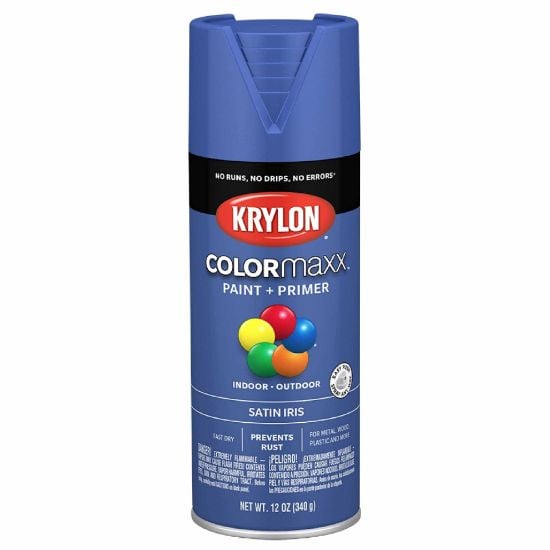 Picture of Krylon® Industrial Colormaxx Paint + Primer  Satin  Iris  12 Oz. Part# - K05564007