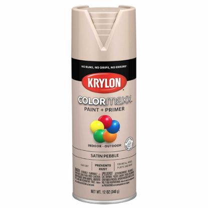 Picture of Krylon® Industrial Colormaxx Paint + Primer  Satin  Pebble  12 Oz. Part# - K05572007