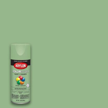 Picture of Krylon® Industrial Colormaxx Paint + Primer  Satin  Pistachio  12Oz Part# - K05575007