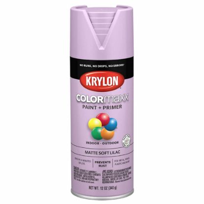 Picture of Krylon® Industrial Colormaxx Paint + Primer  Matte Soft Lilac  12Oz Part# - K05602007