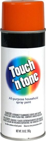 Picture of Rust-Oleum® Touch N Tone Spray Orange Gloss 10 Oz Part# - 55283830