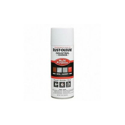 Picture of Rust-Oleum® Enamel Spray Paint  Flatwhite  12 Oz. Part# - 1690830V