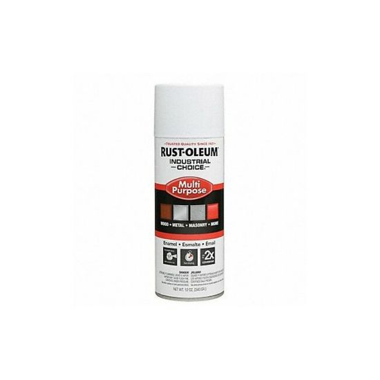 Picture of Rust-Oleum® Enamel Spray Paint  Flatwhite  12 Oz. Part# - 1690830V