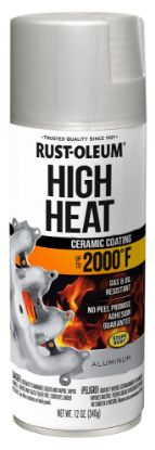 Picture of Rust-Oleum® Automotive Hight Heat  Flat Alum 12 Oz. Spray Part# - 248904