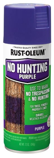 Picture of Rust-Oleum® Specialty Spray Paint  No Hunting Purple 12Oz Part# - 270970