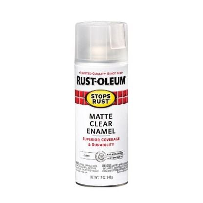 Picture of Rust-Oleum® Stops Rust Protective Matte Clear Enamel  12 Oz Part# - 285093