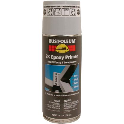 Picture of Rust-Oleum® High Perf 2K Epoxy Primer Aerosol-Gray 13.2 Oz. Part# - 247597