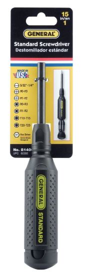 Picture of General Tools Multipro Screwdriver - Standard Part# - 8140C