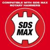 Picture of Milwaukee® Tool Sds-Max 3 In. X 12 In. Demolition Scaling Chisel Part# - 48-62-4087