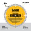 Picture of Dewalt® 10" 24T Thin Kerf Table Part# - Dw3112