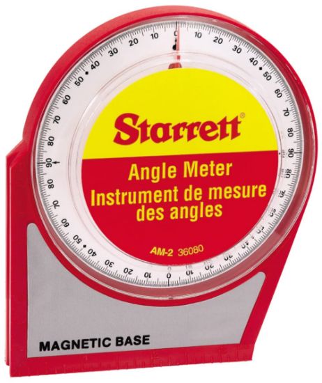 Picture of L.S. Starrett Am-2 Angle Meter- 5"X5"Magnetic Base And Back Part# - 36080