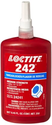 Picture of Loctite® 250-Ml Threadlocker 242Removable Strength Part# - 135356