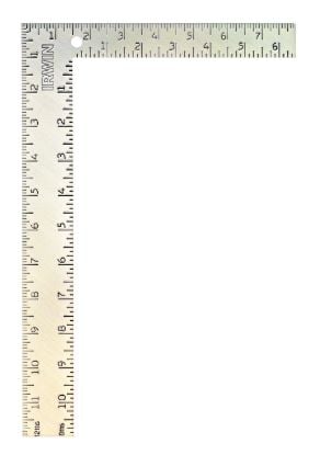 Picture of Irwin® Steel Carpenter Square 8" X 12" Part# - 1794462