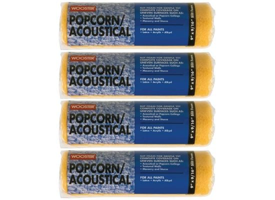 Picture of Wooster 9" Popcorn/Acoustical Slit Foam 9/16"Nap Rlr Cvr Part# - 00R2340090