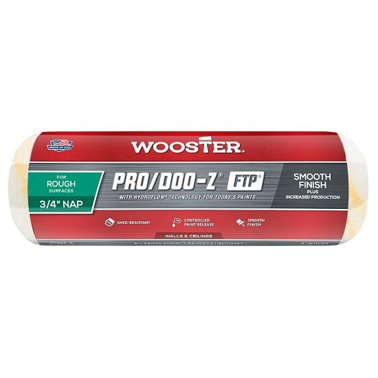 Picture of Wooster 9" Pro/Doo-Z Ftp 3/4" Nap Roller Cover Part# - 0Rr6680090