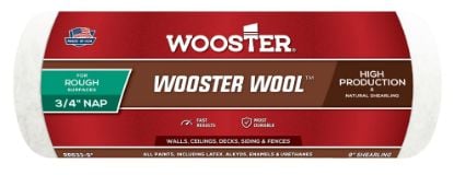 Picture of Wooster 9" Wooster Wool 3/4" Roller Cover Part# - 0Rr6330090