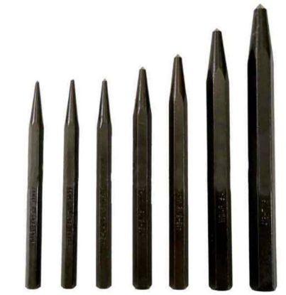 Picture of Mayhew™ Tools 7 Pc. Hex Shank Center Punch Set Part# - 60007