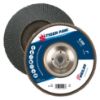 Picture of Weiler® 7" Tiger Paw Abrasive Flap Disc- Angled-40Z- 5/8 Part# - 51146