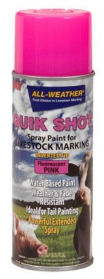 Picture of All-Weather Aw Quik Shot 12 Oz Fluopnk Inv Tip Part# - 61112