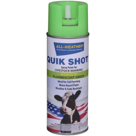 Picture of All-Weather Aw Quik Shot 12 Oz Fluogrn Inv Tip Part# - 61116