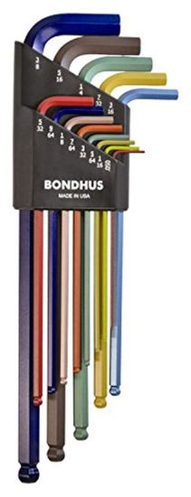 Picture of Bondhus® Set 13 Colorguard Ball End L-Wrenches Part# - 69637