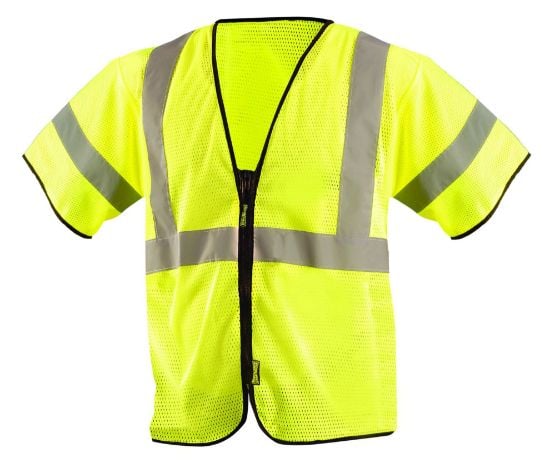 Picture of Occunomix Mesh Vest Yellow Class 3  Size 4/5X Part# - Eco-Gcz3-Y4/5X